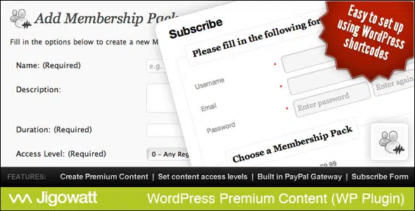 WordPress Premium Content