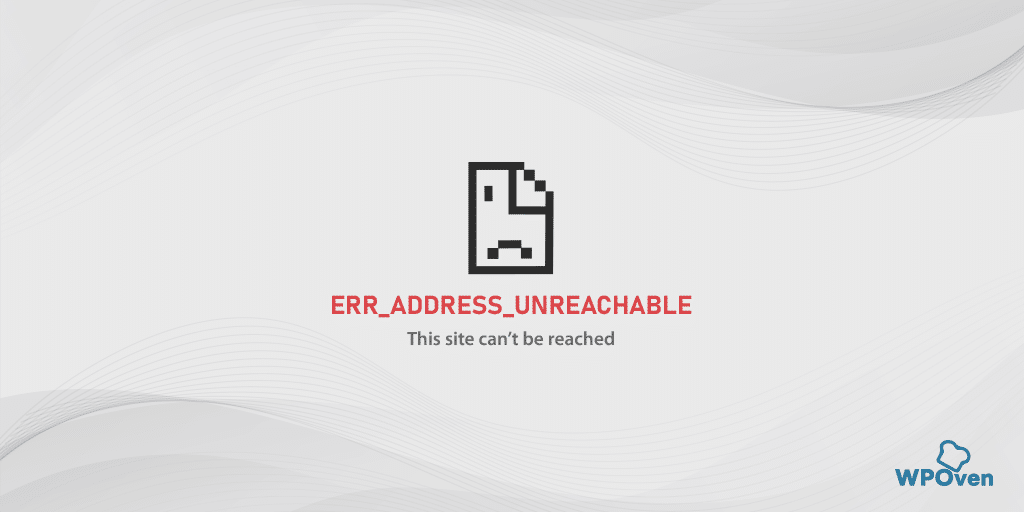 err_address_unreachable