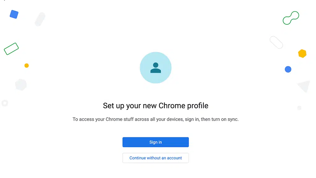 Set up Chrome profile How to Fix the ERR_UNKNOWN_URL_SCHEME Error?(9 Methods)