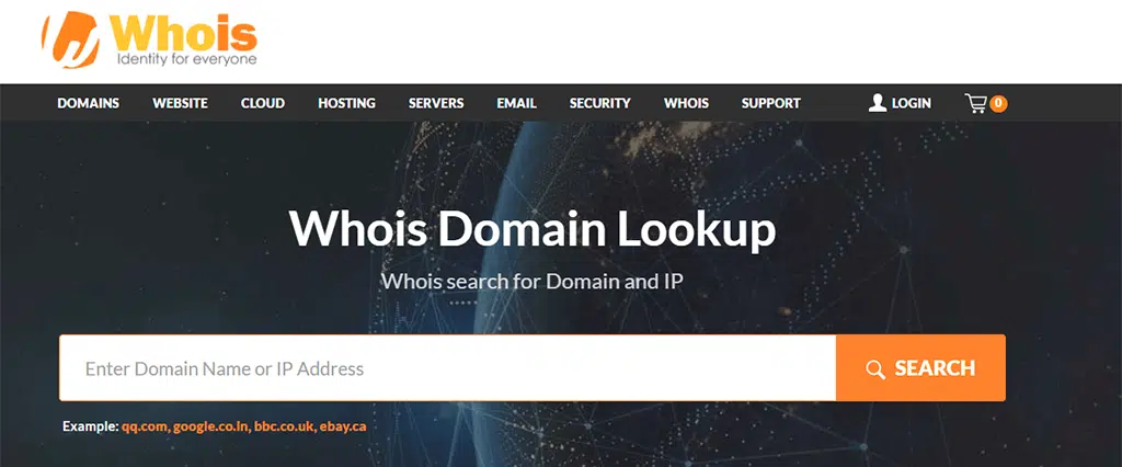 Whois domain Lookup
