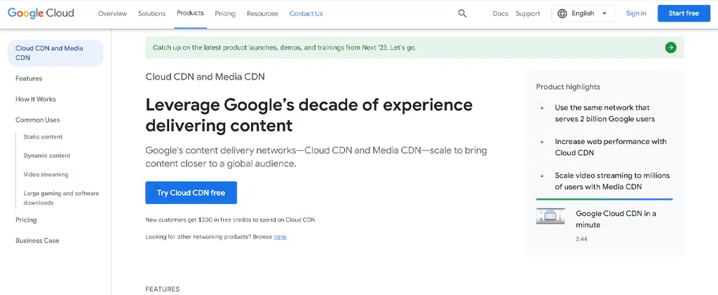 Top 5 WordPress CDN - Performance comparison 5 Google Cloud CDN