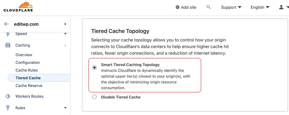 Tiered Cache Topology in Cloudflare