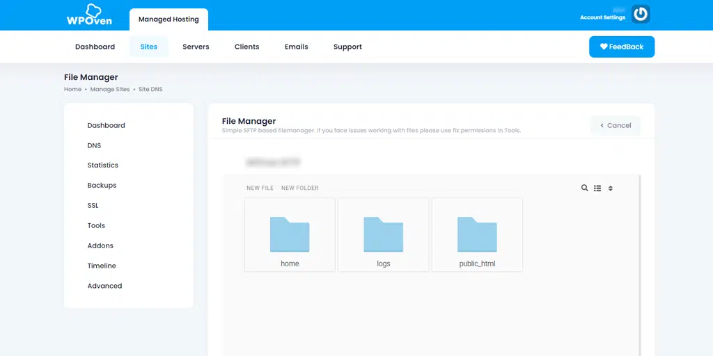 WPOven File Manager