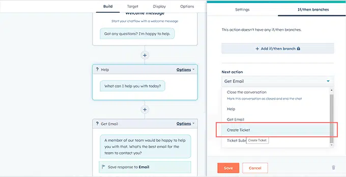 How to Add A Chatbot to A WordPress Website (Free) 9 Choose What the Chatbot Should Do