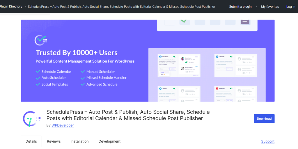 Cách Thêm Bài Đăng Tự Động Từ WordPress Vào Pinterest: Hướng Dẫn Đầy Đủ 3 Lịch trìnhPress