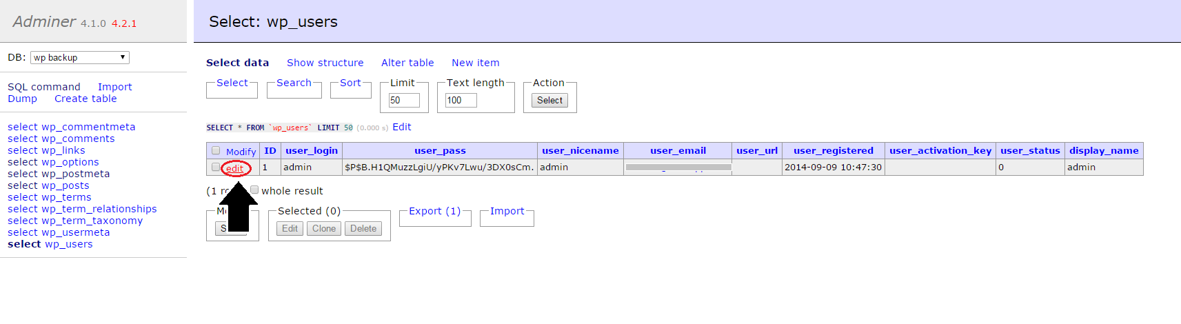 How to Update the WordPress User Password from the Database?